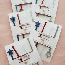 Load image into Gallery viewer, americana acrylic drink stirrers