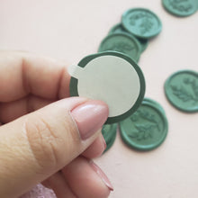 Load image into Gallery viewer, dark green botanical wax seals