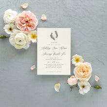 Load image into Gallery viewer, elegant wedding invitations for winter weddings by fioribelle