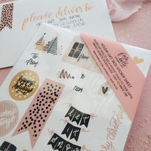 Load image into Gallery viewer, blush gift tag sticker sheet by fioribelle