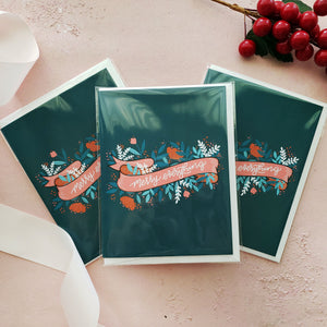 merry everything greeting card boxed set of 6 by fioribelle