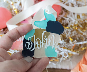 personalized easter bunny place cards by fioribelle