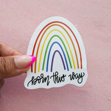 Load image into Gallery viewer, rainbow vinyl sticker gay pride