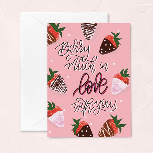 Berry Much in Love Greeting Card