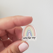 Load image into Gallery viewer, rainbow pride born this way pin by fioribelle