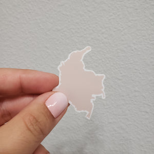colombian map sticker by fioribelle