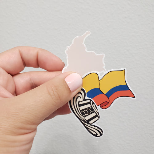 colombia sticker pack by fioribelle