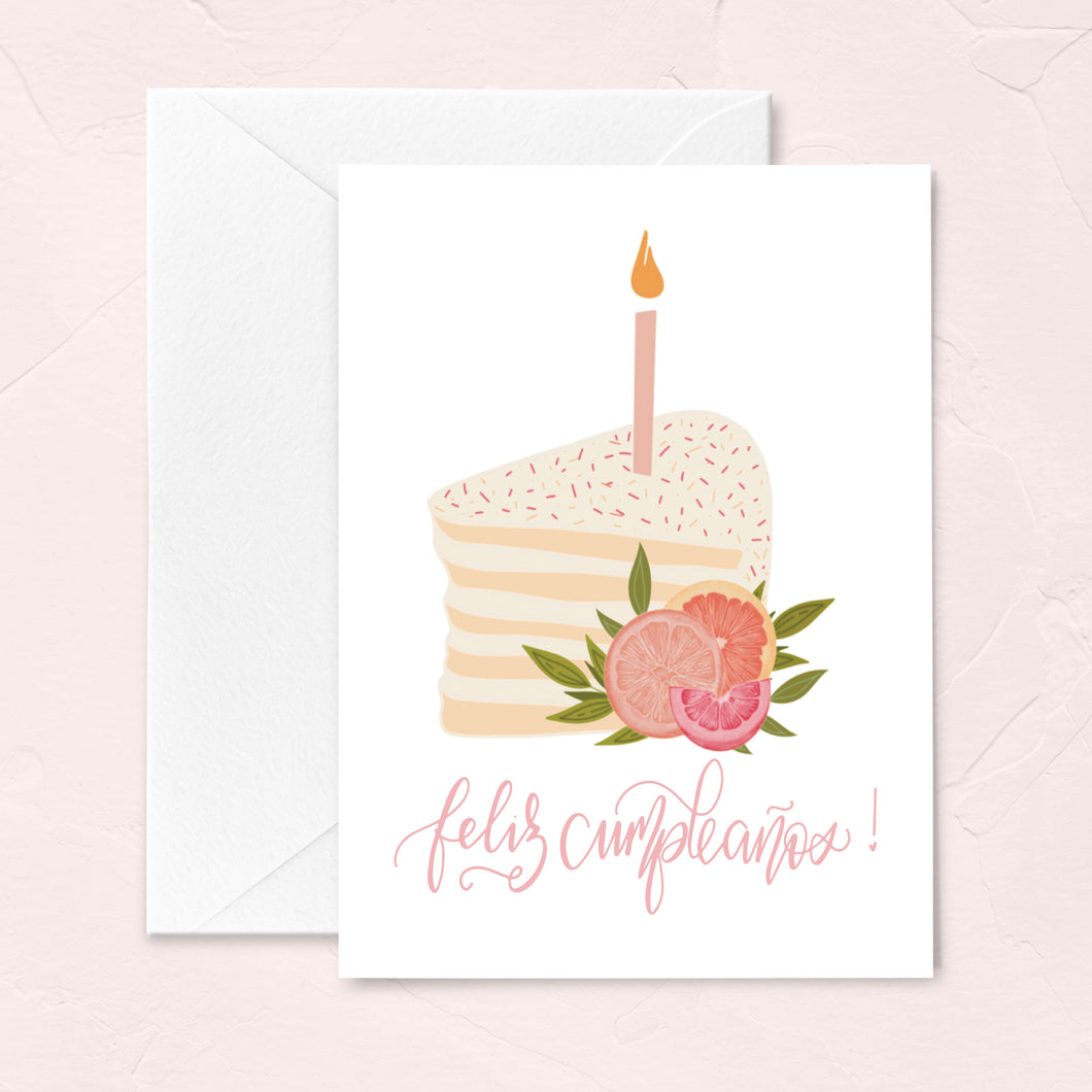 birthday cards in spanish - feliz cumpleanos card