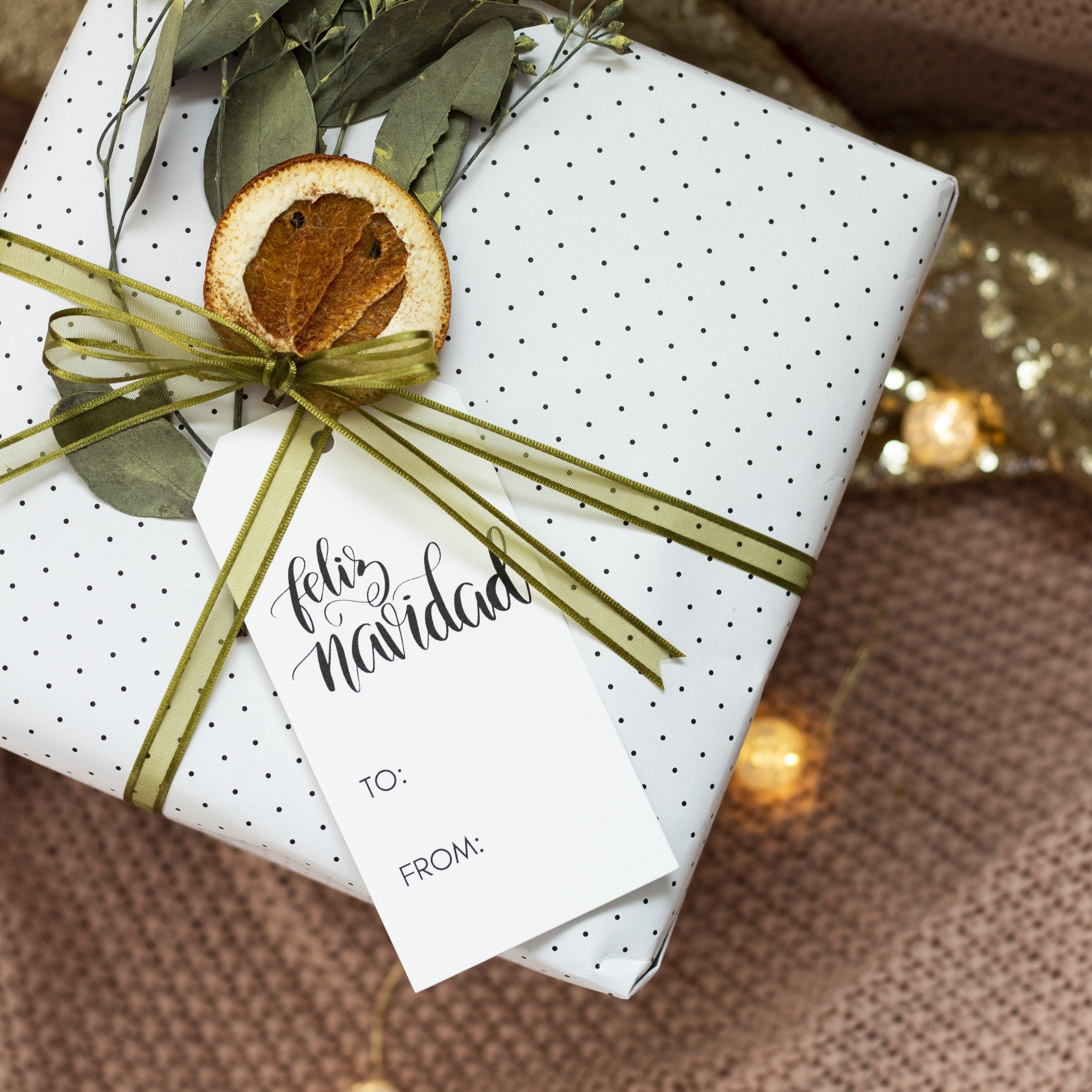 Modern Floral Holiday Gift Tags - Set of 8 – fioribelle
