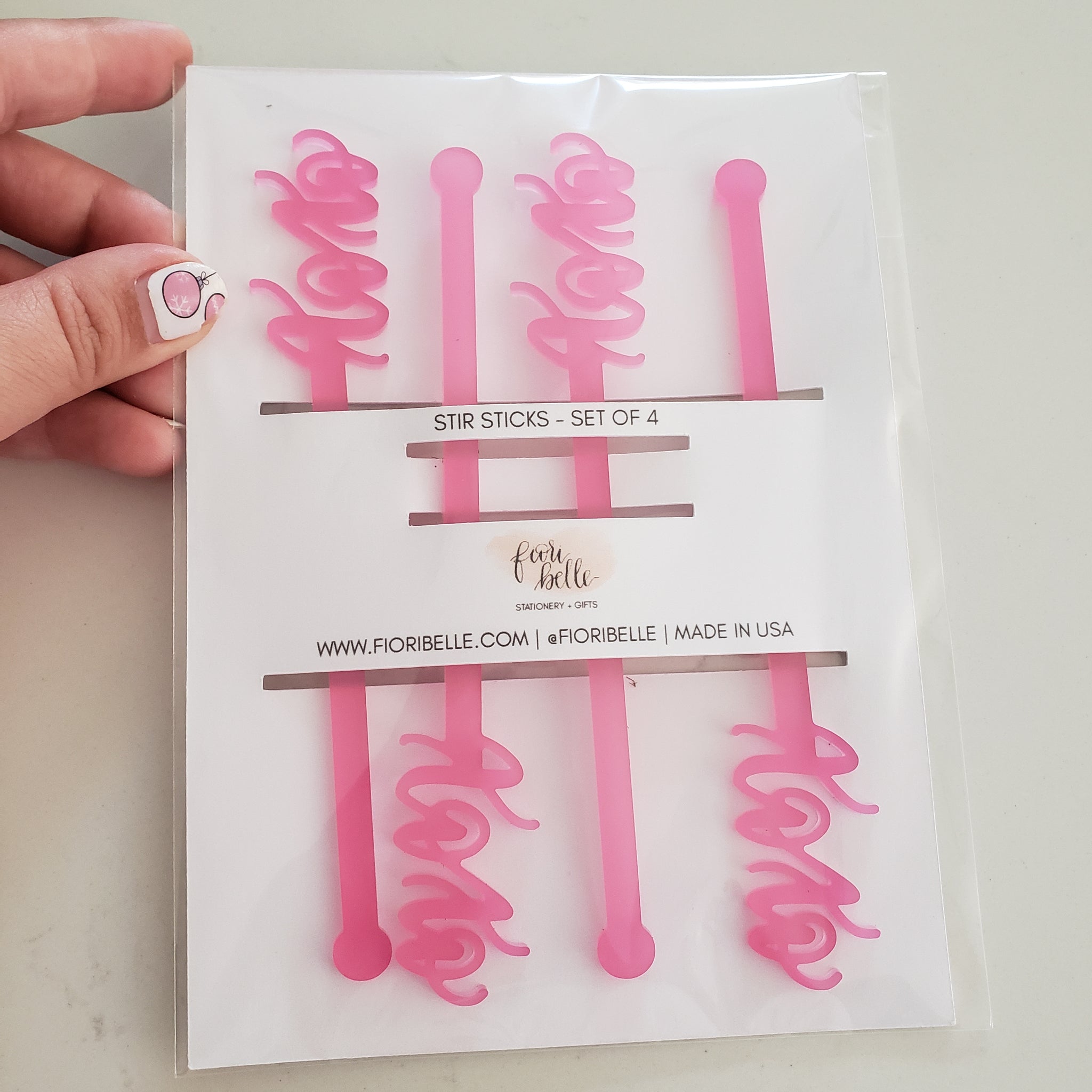 Solid Acrylic Cocktail Swizzle Stir Sticks for Tailgates — Magnolia Paperie