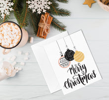 Load image into Gallery viewer, modern merry christmas greeting card by fioribelle