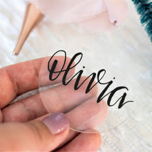 Load image into Gallery viewer, custom name christmas ornament by fioribelle
