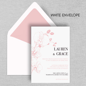 same sex wedding invitations by fioribelle