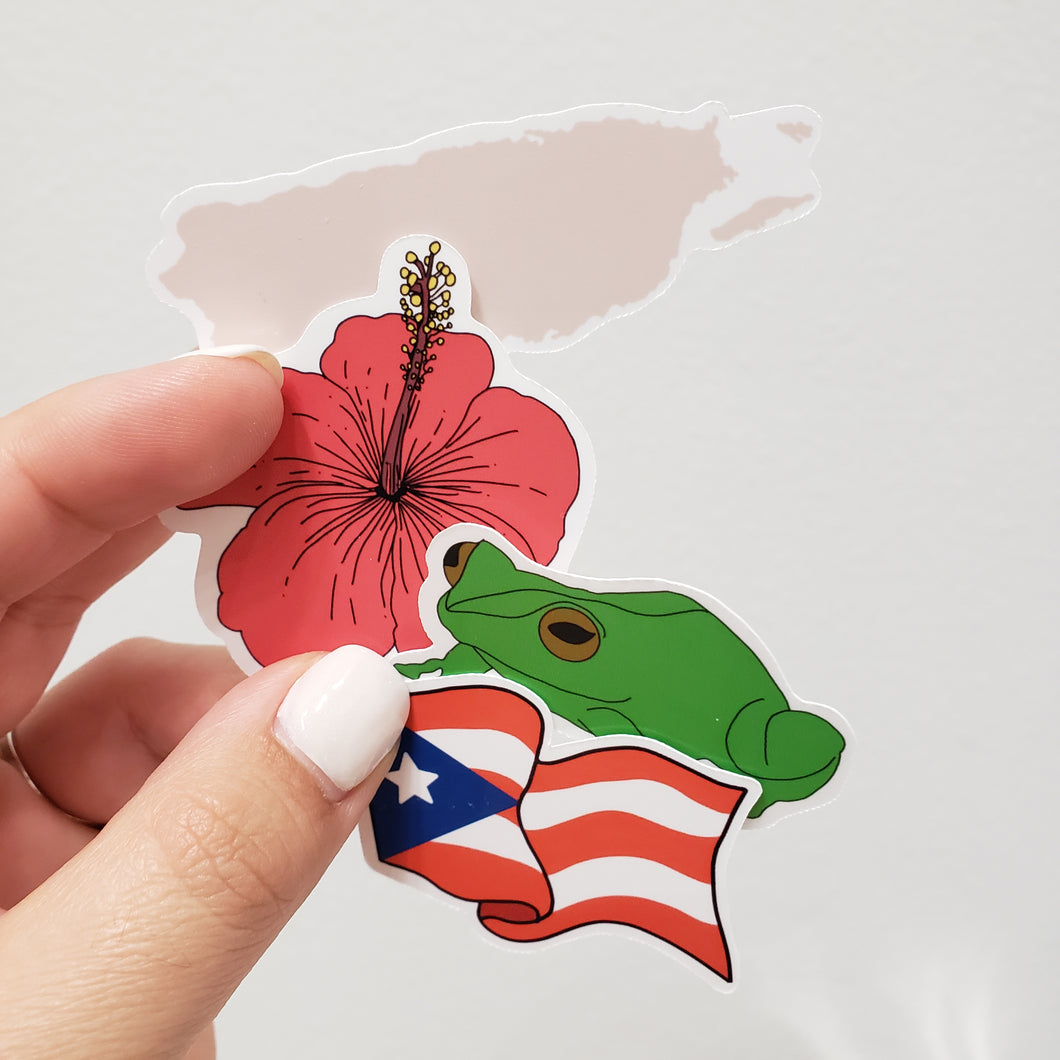 Puerto Rican sticker pack by fioribelle