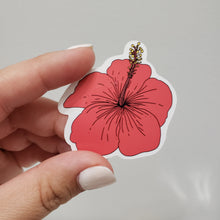 Load image into Gallery viewer, Puerto Rican Amapola flower sticker by fioribelle