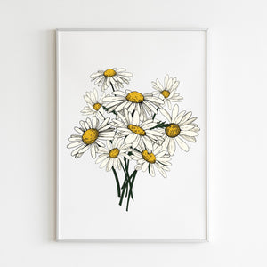 white daisies spring home decor by fioribelle