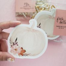 Load image into Gallery viewer, fall wedding paper die cut place cards by fioribelle