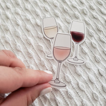 Load image into Gallery viewer, wine glasses sticker pack by fioribelle